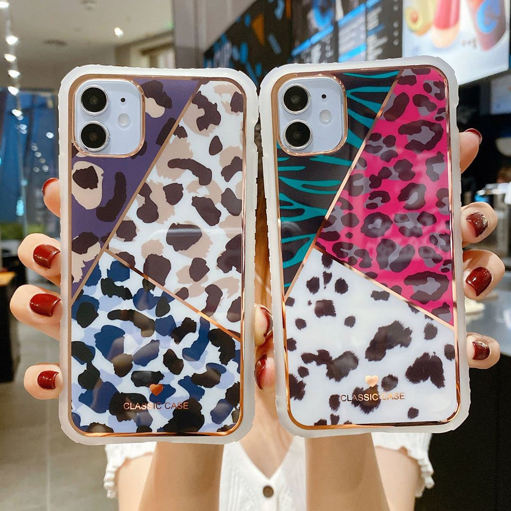 Leopard print shockproof iPhone TPU case - product image 1