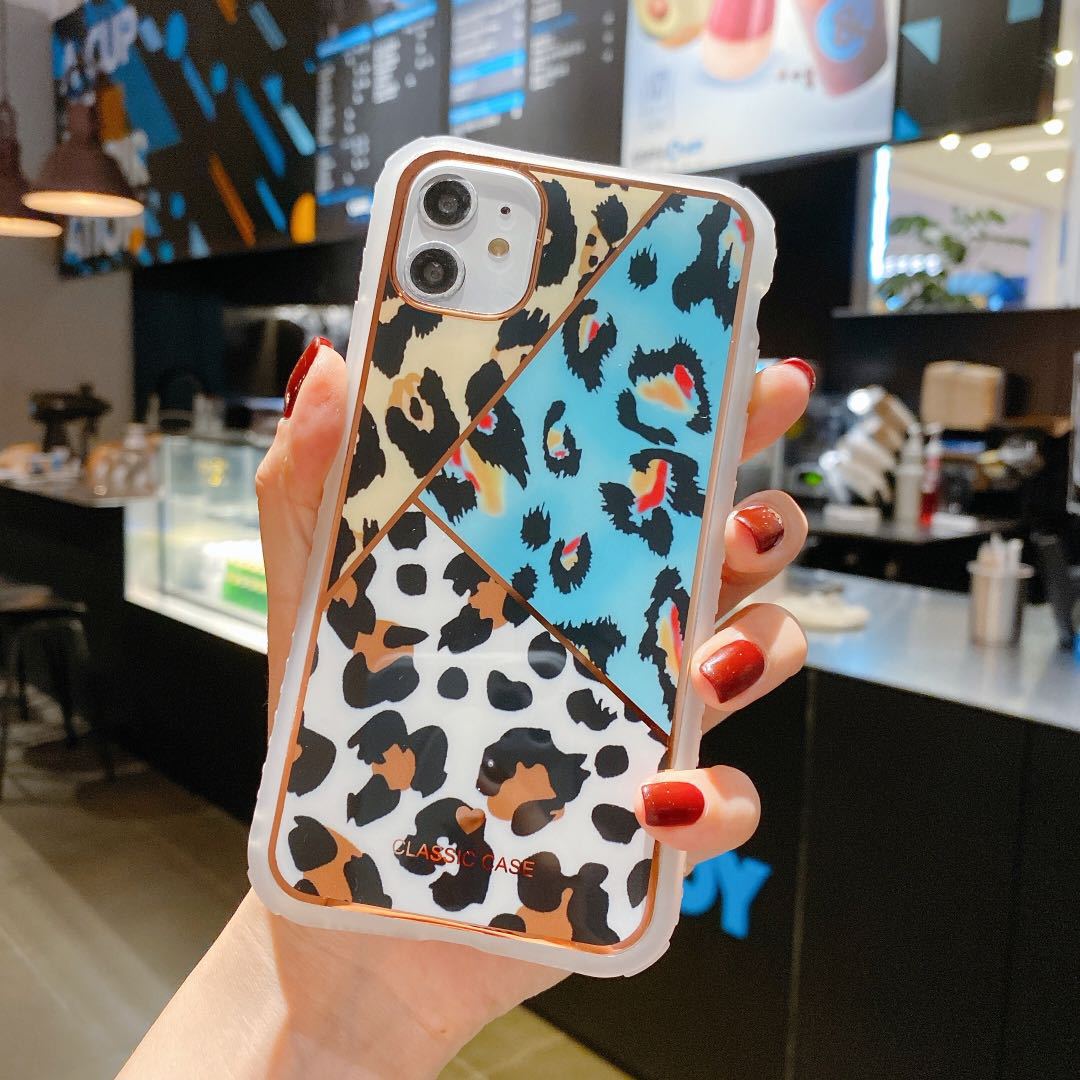 Leopard print shockproof iPhone TPU case - product image 2