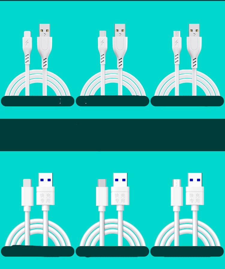 1m charging data cable USB-C Micro USB and Lightning - product image 5