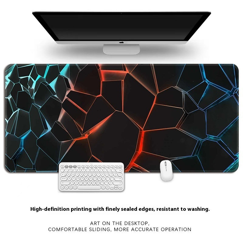Extended mouse pad and desk mat, natural rubber non-slip design - product image 2