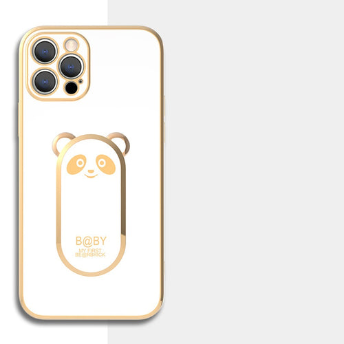Cute panda Samsung phone case with 360 ring holder - product image 1