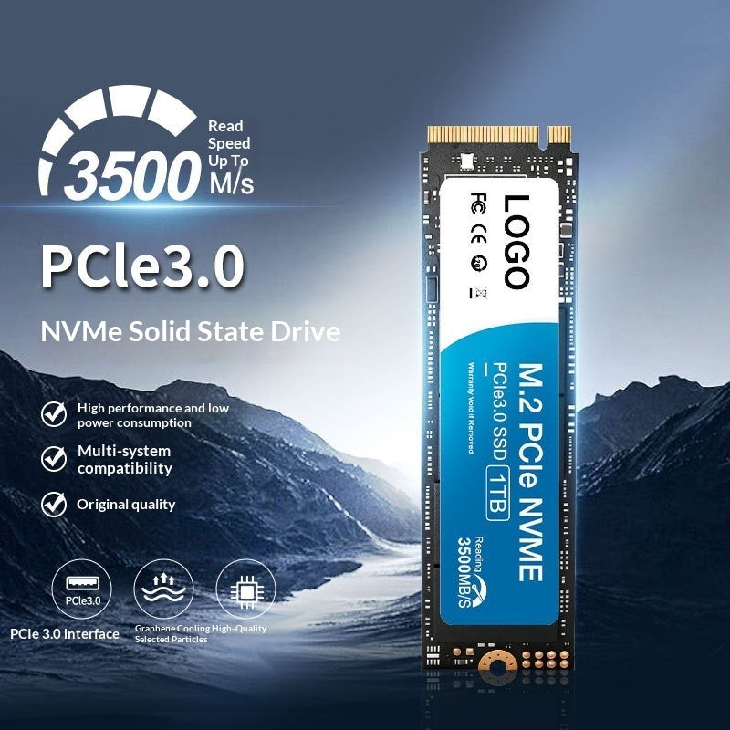M.2 2280 solid state drive SSD, 128GB to 4TB storage - product image 1