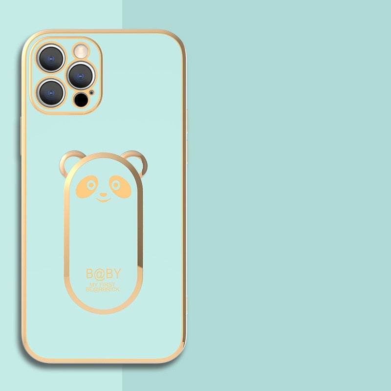 Cute panda Samsung phone case with 360 ring holder - product image 5