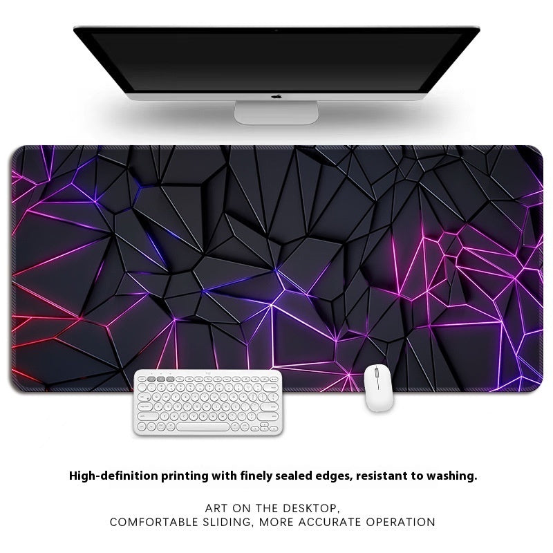 Extended mouse pad and desk mat, natural rubber non-slip design - product image 4